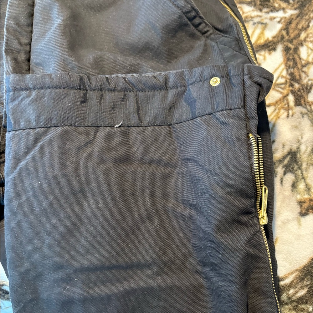 Dickies Black Canvas Overalls with Logo Patch - Picture 7 of 8